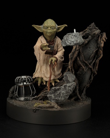 Yoda (Empire Strikes Back Repaint), Star Wars, Kotobukiya, Pre-Painted, 1/7