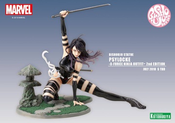 Elizabeth Braddock (Psylocke X-Force Ninja Outfit 2nd Edition), X-Men, Kotobukiya, Pre-Painted, 1/7