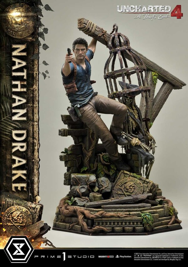Nathan Drake, Uncharted 4: A Thief's End, Prime 1 Studio, Pre-Painted, 1/4, 4580708042503