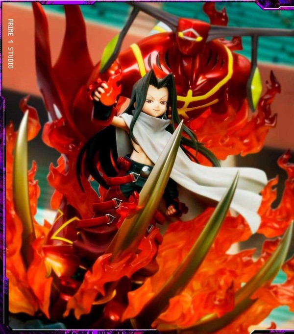 Asakura Hao, Spirit Of Fire, Shaman King, Prime 1 Studio, Pre-Painted, 1/6