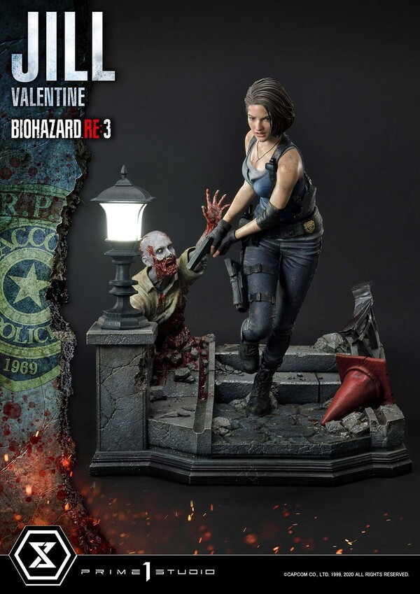 Jill Valentine, Zombie, Biohazard Re:3, Prime 1 Studio, Pre-Painted, 1/4, 4580708042268