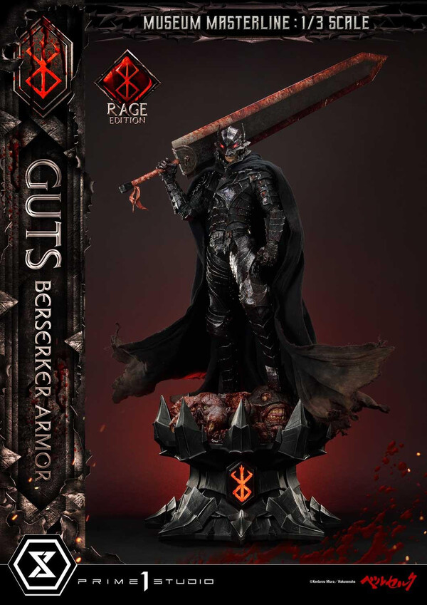 Guts (Berserker Armor, Rage Edition), Berserk, Prime 1 Studio, Pre-Painted, 1/3, 4580708043470