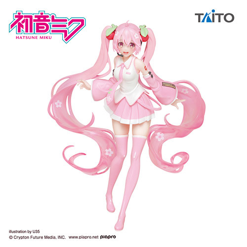 Hatsune Miku (Sakura, New Illustration), Piapro Characters, Vocaloid, Taito, Pre-Painted