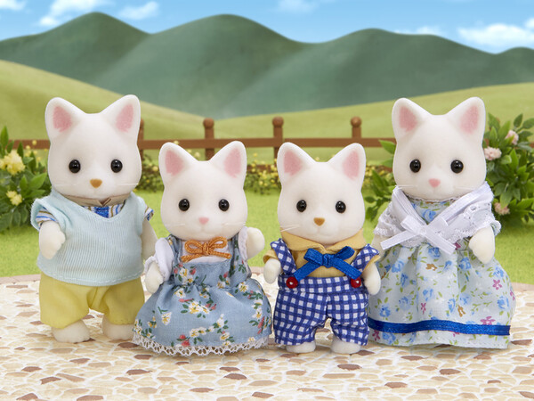 Silk Cat Family [60908] (Father), Sylvanian Families, Epoch, Action/Dolls