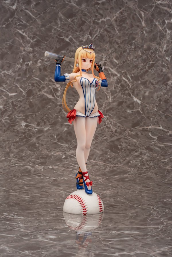 Ousaka Ouka, Yuri To Bat, Emontoys, Pre-Painted, 1/7, 4589619490366