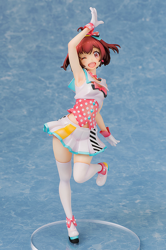 Kasukabe Haru (H-A-J-I-M-A-R-I-U-T-A-!!), Tokyo 7th Sisters, Aquamarine, Pre-Painted, 1/8, 4562369650556