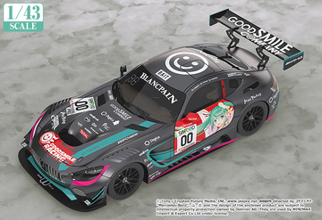 AMG GT3 (1/43rd Scale Good Smile Hatsune Miku AMG 2017 SPA24H Finals), Good Smile Company, Pre-Painted, 1/43