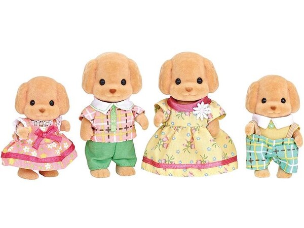 Toy Poodle Family (Shimai), Sylvanian Families, Epoch, Action/Dolls