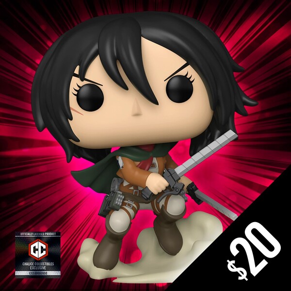 Mikasa Ackerman, Shingeki No Kyojin, Funko Toys, Pre-Painted