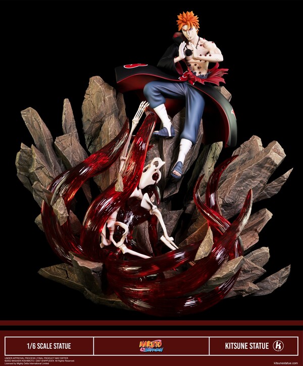 Pain, Uzumaki Naruto, Naruto Shippuuden, Kitsune Statue, Pre-Painted, 1/6