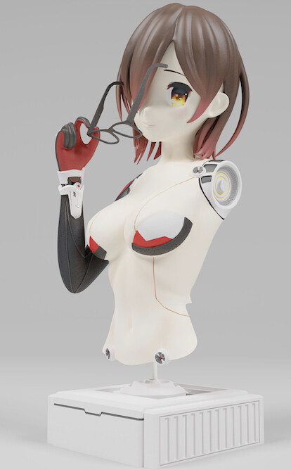 Roboco, Hololive, Kitamura Mokei, Garage Kit, 1/6