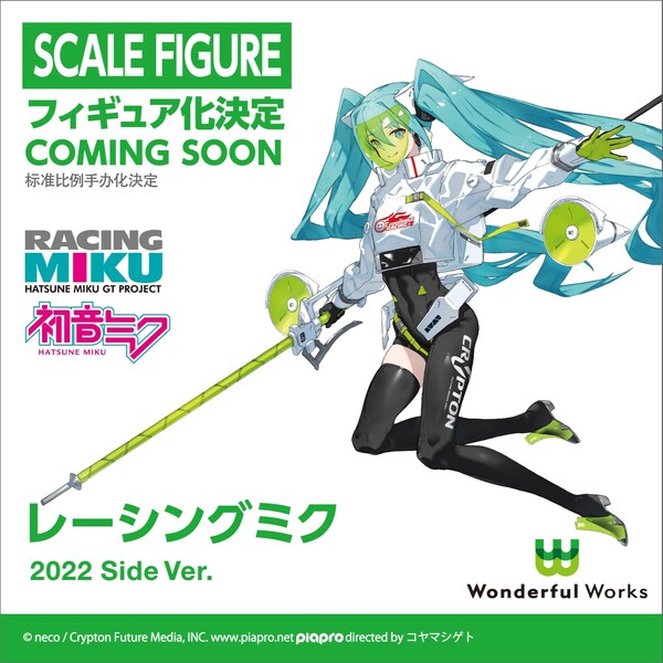 Hatsune Miku (2022 Side), GOOD SMILE Racing, Wonderful Works, Pre-Painted