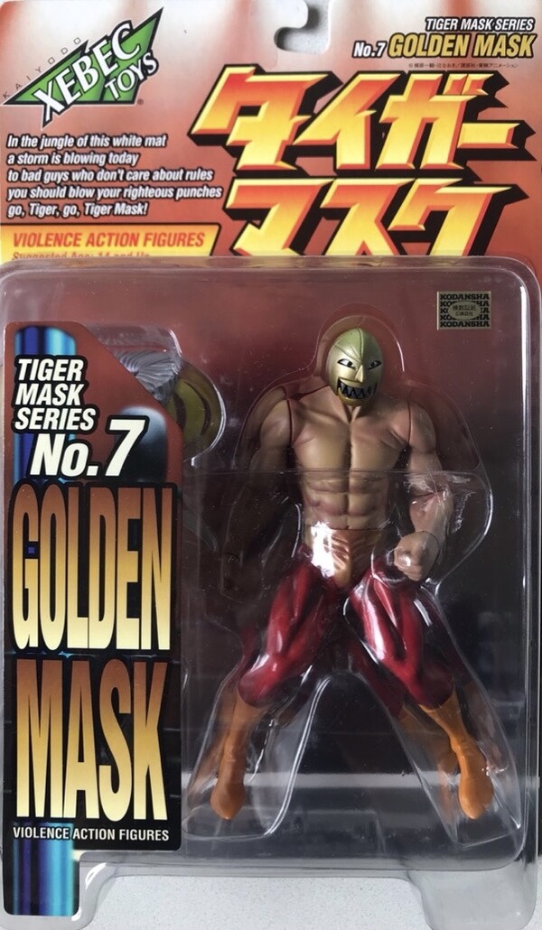 The Golden Mask, Tiger Mask, Kaiyodo, Reds, Action/Dolls, 1/12, 4909976510185