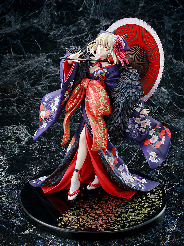 Altria Pendragon (Saber Alter, Kimono), Gekijouban Fate/Stay Night: Heaven's Feel, Dengeki Hobby Web Editorial Department, Kadokawa, Newtype, Revolve, Pre-Painted, 1/7, 4942330121030