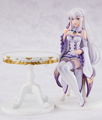 Emilia (Tea Party), Re: Zero Kara Hajimeru Isekai Seikatsu, Kadokawa, Pre-Painted, 1/7