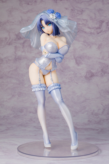 Yumi (Wedding Lingerie Event Limited Clear Blue), Senran Kagura: Estival Versus - Shoujo-tachi No Sentaku, Senran Kagura: Shinovi Master - Tokyo Youma Hen, Kadokawa, Pre-Painted, 1/7