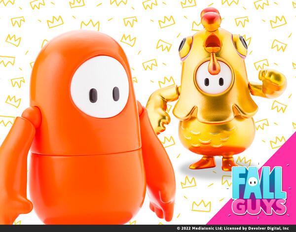 Fall Guy (Legendary Edition, Orangeade × Golden Chicken Costume), Fall Guys: Ultimate Knockout, Kotobukiya, Action/Dolls, 1/20, 4934054040117