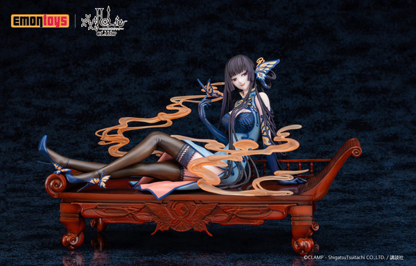 Ichihara Yuuko (China Dress), XxxHolic, Emontoys, Pre-Painted, 1/7, 4589619490601