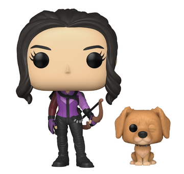 Kate Bishop, Lucky (POP! Television #1212 Kate Bishop with Lucky the Pizza Dog), Hawkeye (2021), Funko, Pre-Painted