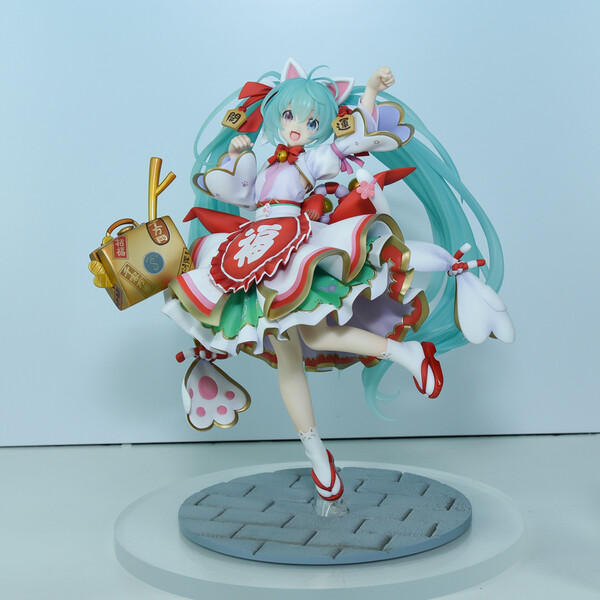 Hatsune Miku (Maneki Miku), Piapro Characters, Kadokawa, Pre-Painted, 1/7