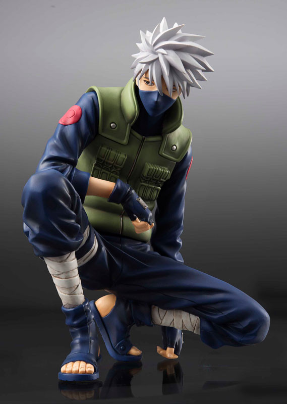 Hatake Kakashi, Pakkun (2), Naruto Shippuuden, MegaHouse, Pre-Painted, 4535123815270