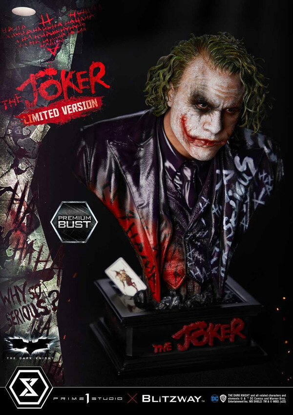 Joker (Limited), The Dark Knight, Blitzway, Prime 1 Studio, Pre-Painted, 1/3, 4580708042022