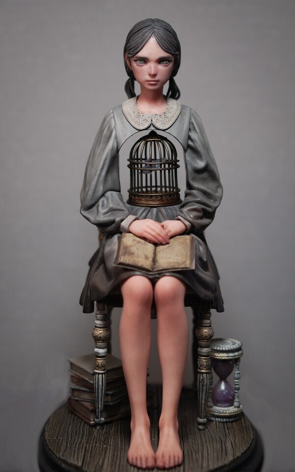 Bird Cage, Original, Manuru Neko, Garage Kit, 1/6