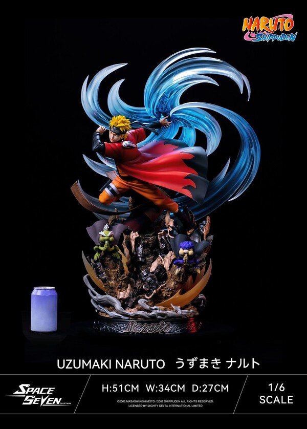 Fukasaku, Katsuyu, Shima, Uzumaki Naruto, Naruto Shippuuden, SPACE SEVEN Collectibles, Pre-Painted, 1/6