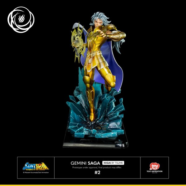 Gemini Saga (Regular Edition), Saint Seiya, Tsume, Pre-Painted, 1/6