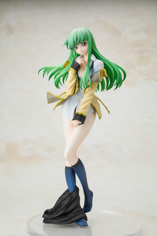 C.C. (Ashford Academy Uniform), Code Geass - Hangyaku No Lelouch, Emontoys, Kadokawa, Pre-Painted, 1/7, 4942330114353
