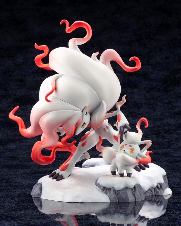 Hisui Zoroark, Hisui Zorua, Pokémon Legends: Arceus, Kotobukiya, Pokémon Center, Pre-Painted, 4521329348988