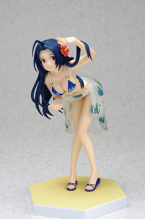 Miura Azusa (Swimsuit), THE IDOLM@STER, Wave, Pre-Painted, 1/10, 4943209551262