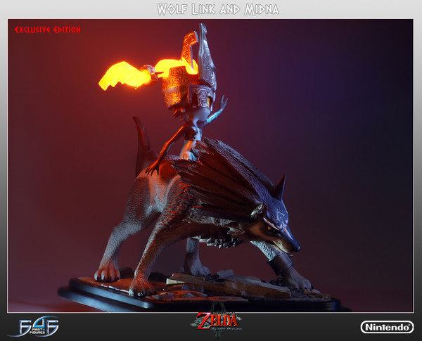 Midna, Wolf Link (Exclusive), Zelda No Densetsu: Twilight Princess, First 4 Figures, Pre-Painted, 1/4