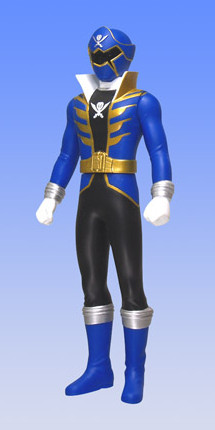 Gokai Blue, Kaizoku Sentai Gokaiger, Bandai, Pre-Painted