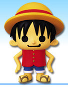 Monkey D. Luffy (PansonWorks, DX Soft Vinyl Figure 1), One Piece, Banpresto, Pre-Painted