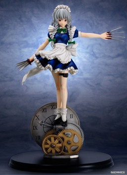 Izayoi Sakuya (Combat), Touhou Project, Griffon Enterprises, Pre-Painted, 1/7, 4582221152868