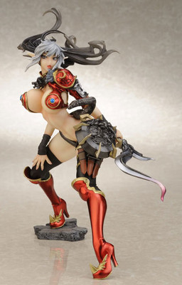 Echidna (Red), Queen's Blade, Q-six, Pre-Painted, 1/6, 4546431485338