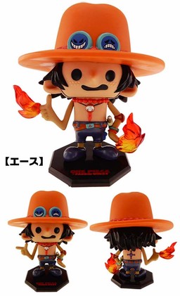 Portgas D. Ace, One Piece, Plex, Pre-Painted