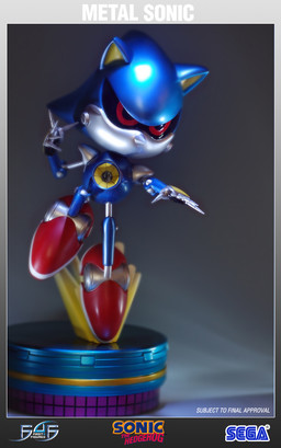 Metal Sonic, Sonic The Hedgehog, First 4 Figures, Pre-Painted