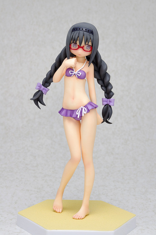 Akemi Homura (Dengeki Special, Swimsuit), Mahou Shoujo Madoka☆Magica, Wave, Pre-Painted, 1/10