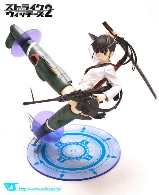 Sakamoto Mio, Strike Witches 2, Volks, Pre-Painted, 1/8