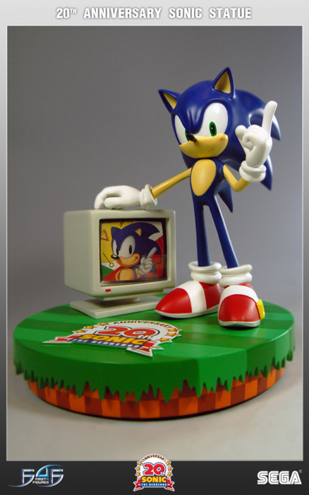 Sonic the Hedgehog (20th Anniversary Edition), Sonic The Hedgehog, First 4 Figures, Pre-Painted