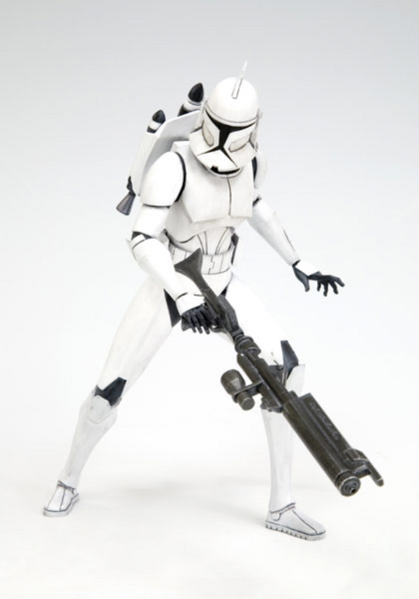 Clone Jet Trooper, Star Wars, Star Wars: The Clone Wars, Kotobukiya, Pre-Painted