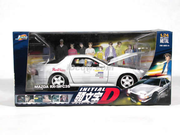 Mazda RX-7 FD3S (Standar), Initial D, Jada Toys, Pre-Painted, 1/24