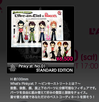 Tetsuya (No. 01 STANDARD EDITION), L'Arc~en~Ciel, GSI Creos, Pre-Painted