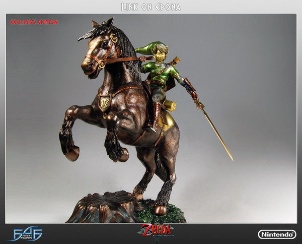 Epona, Link (Exclusive), Zelda No Densetsu: Twilight Princess, First 4 Figures, Pre-Painted