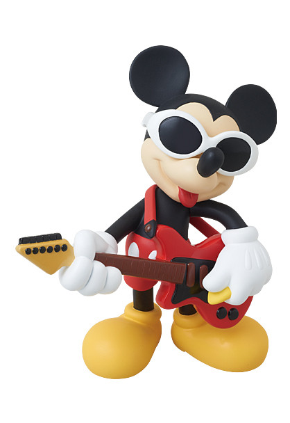 Mickey Mouse (Grunge Rock), Disney, Medicom Toy, Roen, Pre-Painted, 4530956211862