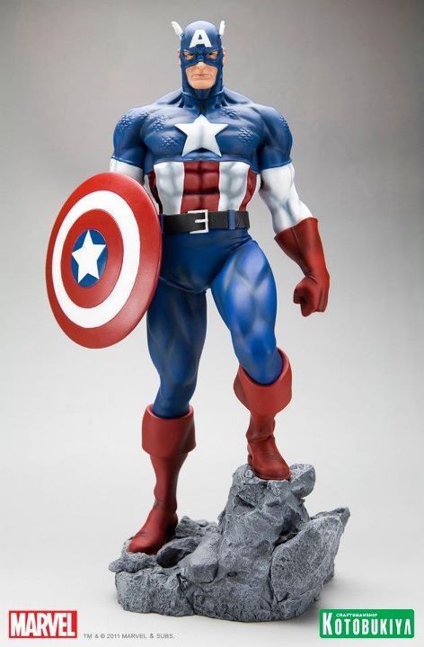 Captain America (Classic), Avengers, Kotobukiya, Pre-Painted, 1/6, 4934054091966