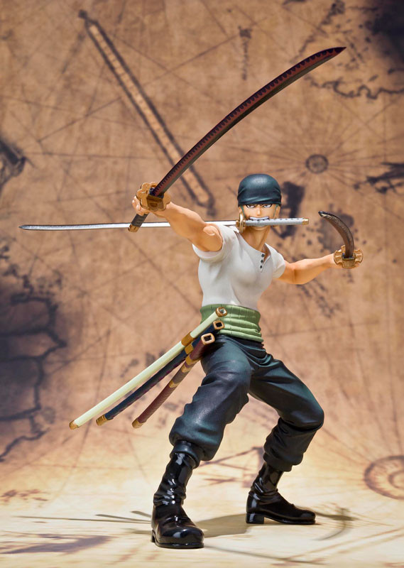 Roronoa Zoro (Battle), One Piece, Bandai, Pre-Painted, 4543112756237