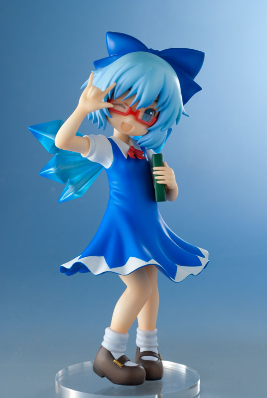 Cirno (Perfect Math Cirno), Touhou Project, Aquamarine, Pre-Painted, 1/8, 4562369650020